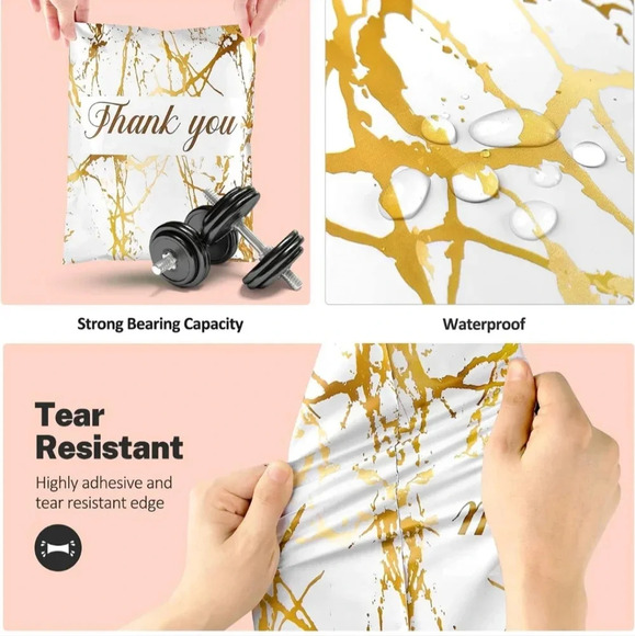 100 Pack Poly Mailers 10x13, Cute Packaging Envelope Mailers Polymailers Packagi - Picture 4 of 6